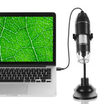 ميكروسكوب رقمي محمول يدوي LED مع حامل خرطوم USB A8 50X-1000X، A8 50X-1000X