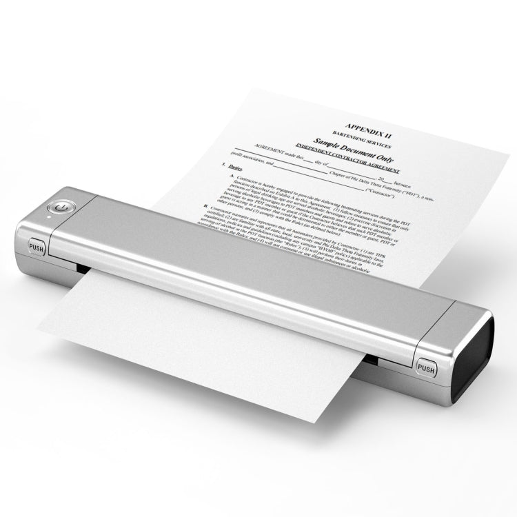 M08F Bluetooth Wireless Handheld Portable Thermal Printer, Black Green A4 Version, Black A4 Version, White A4 Version, White Orange A4 Version, Green A4 Version, Pink A4 Version, Gray A4 Version, Silver A4 Version, Black Green Letter Version           ...