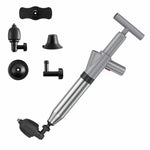 Toilet Pipe Dredger Toilet Sewer Floor Drain Clogged Household High Pressure Pneumatic Tool, HX28 (Green), HX28 (White), HX28 (Gray), HX28 (Black)