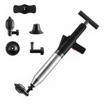 Toilet Pipe Dredger Toilet Sewer Floor Drain Clogged Household High Pressure Pneumatic Tool, HX28 (Green), HX28 (White), HX28 (Gray), HX28 (Black)