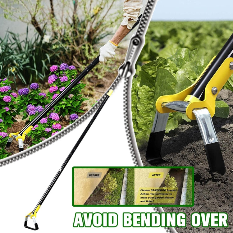 أدوات حديقة مجرفة إزالة الأعشاب بحلقة MYL-10، 3 أقسام 1.2م، 4 أقسام 1.6م، 5 أقسام 2.0م، 6 أقسام 2.4م