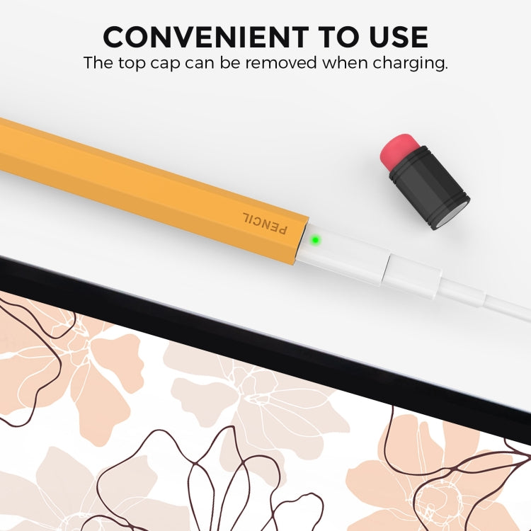غطاء حماية سيليكون مقاوم للانزلاق والسقوط لحافظة قلم سعوي AhaStyle PT180-2، لقلم Apple Pencil 1، لقلم Apple Pencil 2