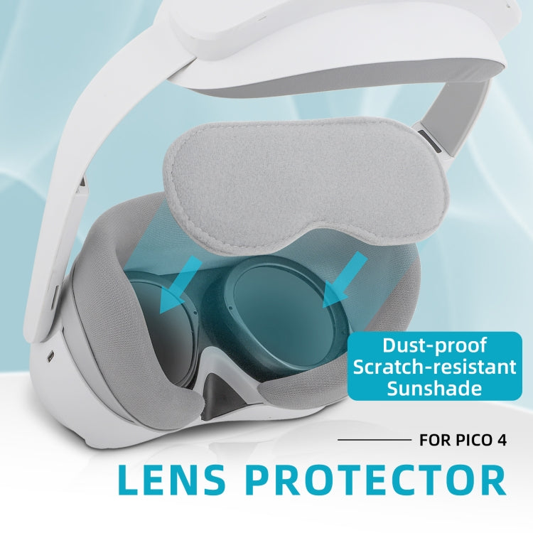 لوح إسفنجي مقاوم للغبار لحماية عدسة نظارات الواقع الافتراضي PICO 4 Hifylux PC-ZF17، PC-ZF17 رمادي فاتح