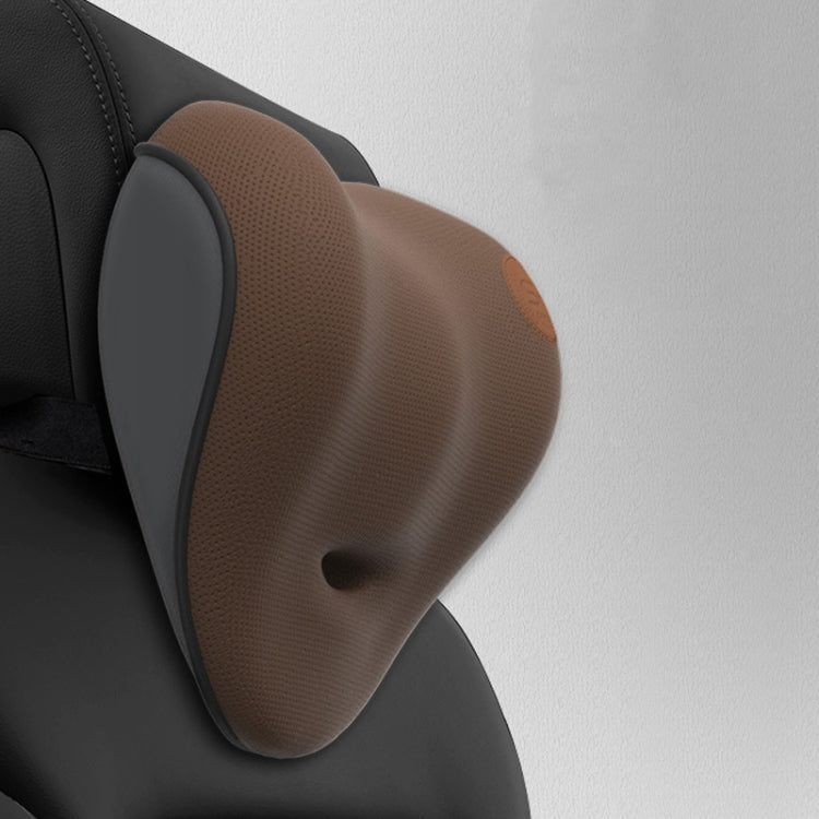SR-21 Car Lumbar Cushion Headrest Seat Memory Foam Accessories, Style:, Ordinary Headrest (Black), Ordinary Headrest (Gray), Ordinary Headrest (Brown), Massage Headrest (Black), Massage Headrest (Gray), Massage Headrest (Brown)                         ...