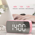 Outdoor Portable Card Bluetooth Speaker Small Clock Radio, Q5 Black 1400mAh, Q5 White 1400mAh