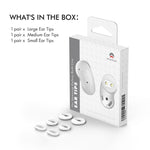 لـ Samsung Galaxy Buds Live أغطية سيليكون للأذن AhaStyle PT132 S+M+L