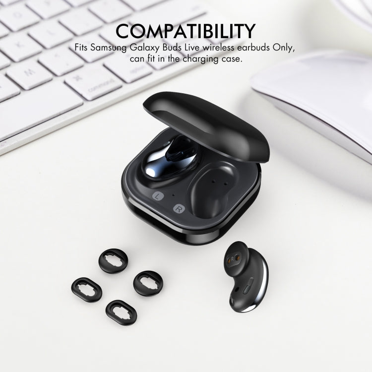 لـ Samsung Galaxy Buds Live أغطية سيليكون للأذن AhaStyle PT132 S+M+L
