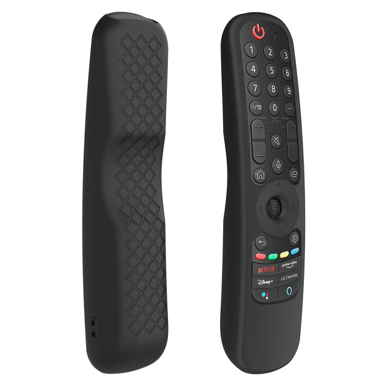 غطاء سيليكون لجهاز تحكم عن بعد لتلفزيون LG AN-MR21GC / AN-MR21N / AN-MR21GA، GS0020 أسود، GS0020 أبيض، GS0020 أزرق مضيء، GS0020 أخضر مضيء