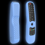 غطاء سيليكون لجهاز تحكم عن بعد لتلفزيون LG AN-MR21GC / AN-MR21N / AN-MR21GA، GS0020 أسود، GS0020 أبيض، GS0020 أزرق مضيء، GS0020 أخضر مضيء