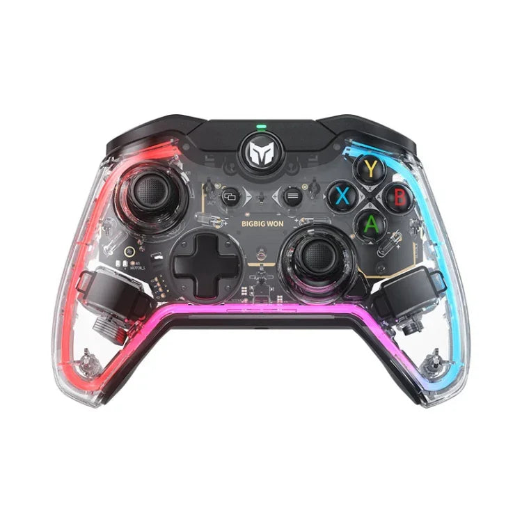 وحدة تحكم لعبة سلكية بإضاءة RGB للكمبيوتر/Switch، BIGBIGWON C1 S
