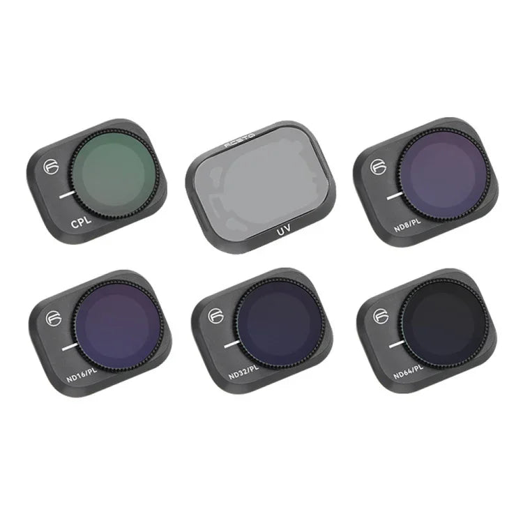 ملحقات طائرة بدون طيار DJI Mini 3 Pro RCSTQ فلاتر PL، ND8/PL، ND16/PL، ND32/PL، ND64/PL، 4 في 1 ND/PL 8/16/32/64، 6 في 1 UV+CPL+ND/PL 8/16/32/64