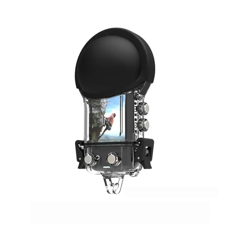 غطاء واقي من السيليكون لجهاز Insta360 X3 يجب استخدامه مع غطاء مقاوم للماء، غطاء عدسة