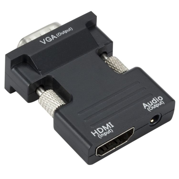 محول HDMI لجهاز العرض مع كابل صوت، محول كمبيوتر عالي الدقة، HDMI إلى VGA، VGA إلى HDMI