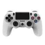 لوحة تحكم ألعاب لاسلكية PS4 مع بلوتوث وشريط إضاءة، مقبض ألعاب مزدوج الاهتزاز، ألوان أبيض، أسود، أحمر، أزرق، أخضر، وردي، حروف، خطوط، شبح النار، كرتون، هالك، هيكل عظمي، تروس، برق، لهب، سحابة، انفجار، حبيبات خشب، نجمة حمراء