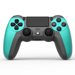وحدة تحكم لعبة لاسلكية بلوتوث 4.0 لجهاز PS4 مع شريط إضاءة KM048، KM048 (برتقالي حيوي)، KM048 (وردي وردي)، KM048 (أصفر ليموني)، KM048 (أزرق جبلي)، KM048 (رمادي قتالي)، KM048 (فضي أنيق)، KM048 (أبيض أنيق)، KM048 (أخضر نعناعي)
