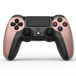 وحدة تحكم لعبة لاسلكية بلوتوث 4.0 لجهاز PS4 مع شريط إضاءة KM048، KM048 (برتقالي حيوي)، KM048 (وردي وردي)، KM048 (أصفر ليموني)، KM048 (أزرق جبلي)، KM048 (رمادي قتالي)، KM048 (فضي أنيق)، KM048 (أبيض أنيق)، KM048 (أخضر نعناعي)