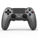 وحدة تحكم لعبة لاسلكية بلوتوث 4.0 لجهاز PS4 مع شريط إضاءة KM048، KM048 (برتقالي حيوي)، KM048 (وردي وردي)، KM048 (أصفر ليموني)، KM048 (أزرق جبلي)، KM048 (رمادي قتالي)، KM048 (فضي أنيق)، KM048 (أبيض أنيق)، KM048 (أخضر نعناعي)
