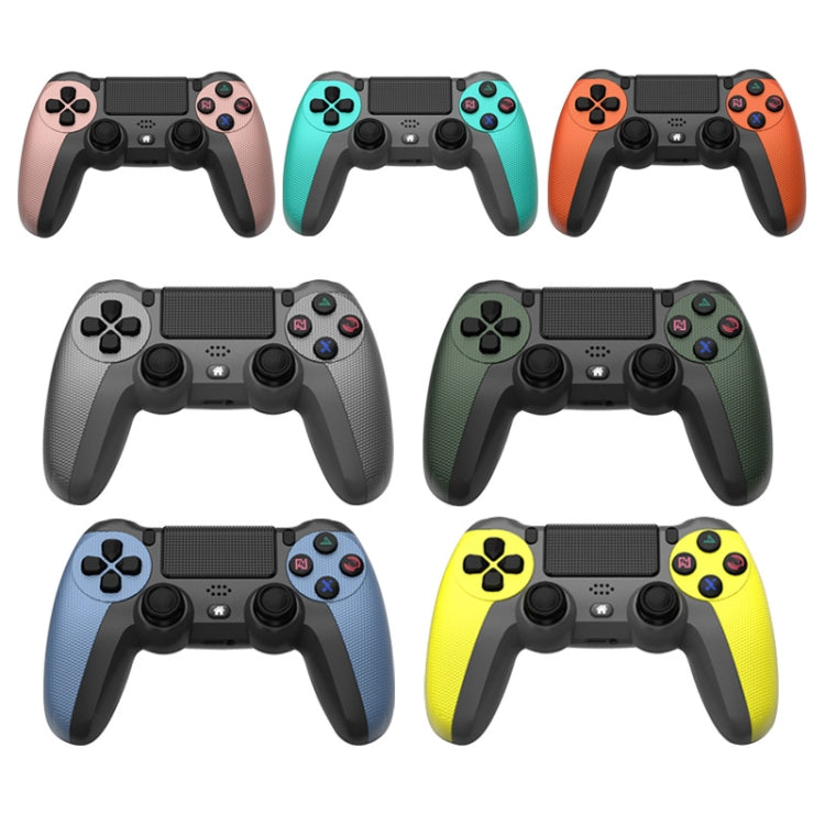 وحدة تحكم لعبة لاسلكية بلوتوث 4.0 لجهاز PS4 مع شريط إضاءة KM048، KM048 (برتقالي حيوي)، KM048 (وردي وردي)، KM048 (أصفر ليموني)، KM048 (أزرق جبلي)، KM048 (رمادي قتالي)، KM048 (فضي أنيق)، KM048 (أبيض أنيق)، KM048 (أخضر نعناعي)