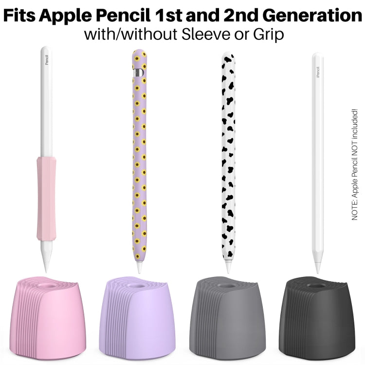 حامل قاعدة سيليكون لقلم اليد AhaStyle PT-LC04 لقلم Apple Pencil 1 / 2