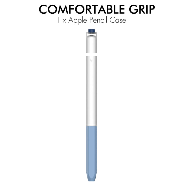 غطاء حماية قلم سيليكون شفاف بأسلوب هلامي AhaStyle PT-LC05 لقلم Apple Pencil 2