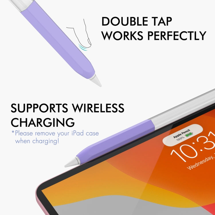 غطاء حماية قلم سيليكون شفاف بأسلوب هلامي AhaStyle PT-LC05 لقلم Apple Pencil 2