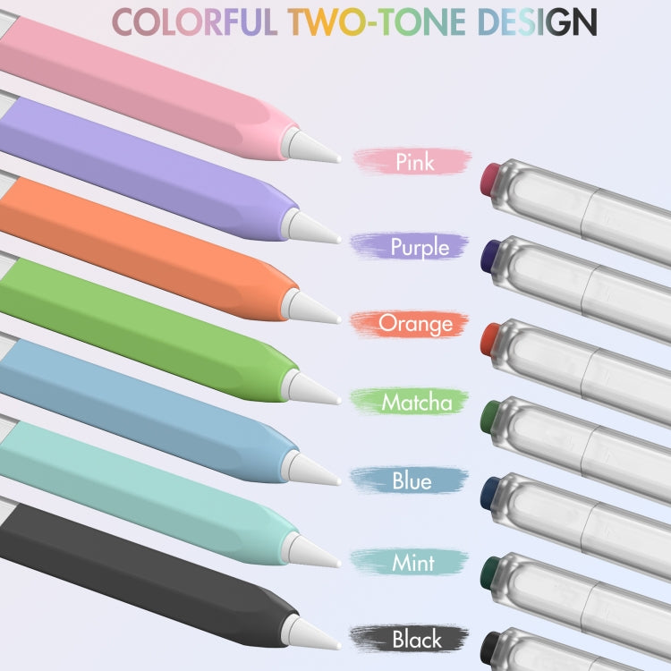 غطاء حماية قلم سيليكون شفاف بأسلوب هلامي AhaStyle PT-LC05 لقلم Apple Pencil 2