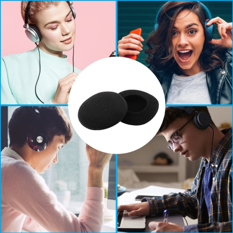 غطاء إسفنجي لسماعات Logitech H800، قطعتان، وسادات أذن، لوجيتك H800