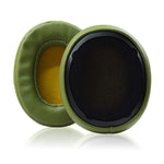 وسادات أذن لسماعات Skullcandy Crusher 3.0 اللاسلكية Hesh 3 ANC Venue EVO، قطعتان، وسادات أذن (أخضر عسكري)، وسادات أذن (بني)، وسادات أذن (أصفر بيج من الأسفل)، وسادات أذن (نموذج جل أسود)