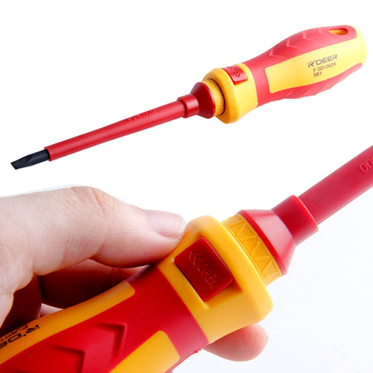 مجموعة مفكات معزولة كهربائي RDEER VDE-9913 13 في 1، VDE-9913
