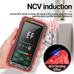 ANENG 683 Smart Touch Screen Automatic Range Rechargeable Multimeter, 683 Red, 683 Black