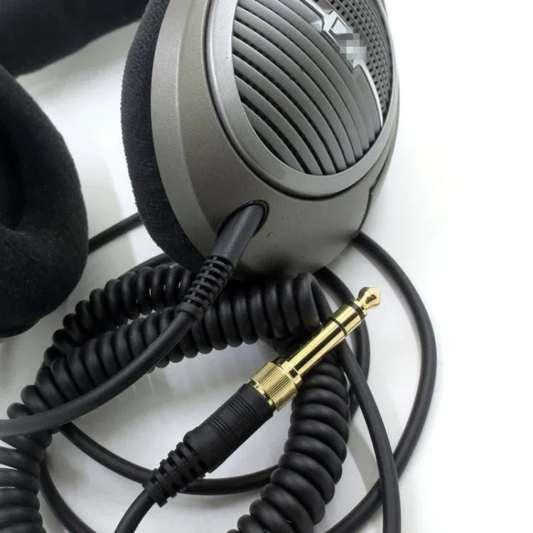 ZS0185 لكابل نابض لسماعات Sennheiser HD598 / HD558 / HD518 / HD595، طول الكابل: 1.4م-3م، ZS0185