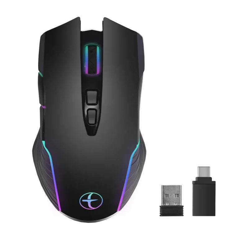 ماوس لاسلكي محمول E50 2.4G مع 7 أزرار