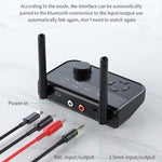 B39 2 In 1 Bluetooth 5.3AUX Music Receiver TV Computer Adapter, B39
