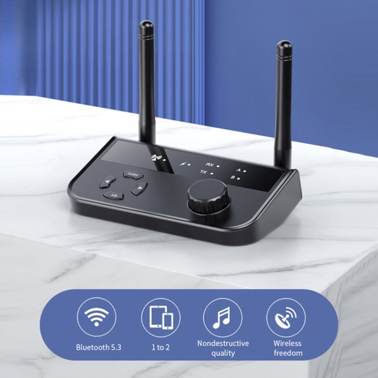 B39 2 In 1 Bluetooth 5.3AUX Music Receiver TV Computer Adapter, B39