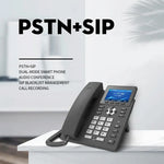 هاتف ذكي بتسجيل وضع مزدوج PSTN+SIP S135، هاتف شبكة VOIP بست طرق، هاتف IP، S135