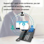 هاتف ذكي بتسجيل وضع مزدوج PSTN+SIP S135، هاتف شبكة VOIP بست طرق، هاتف IP، S135