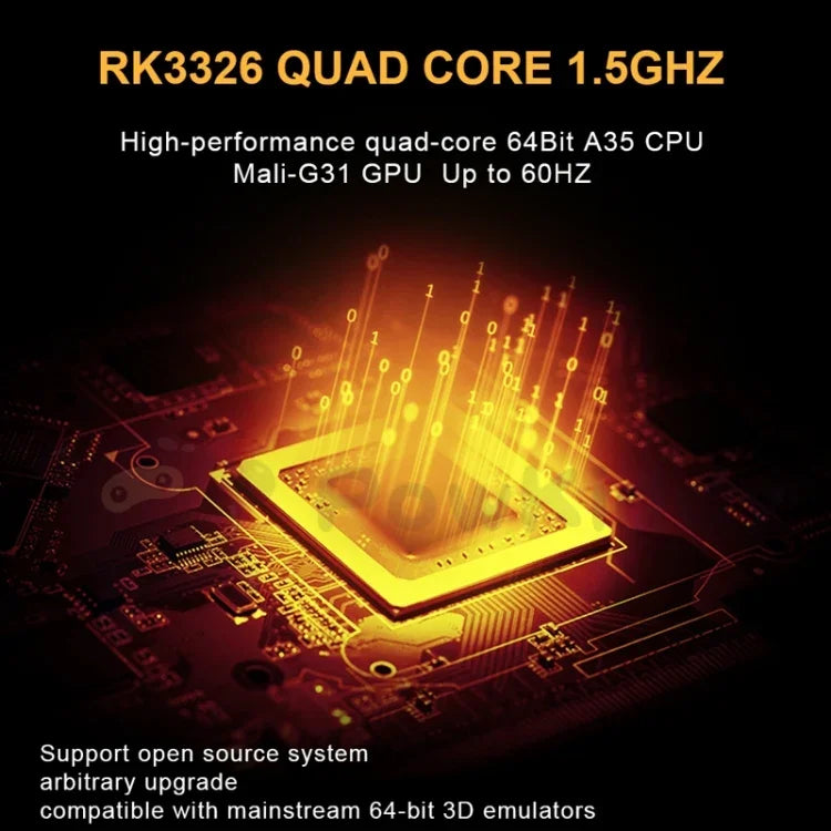 جهاز ألعاب محمول POWKIDDY RGB20S بشاشة IPS بحجم 3.5 بوصة، مفتوح المصدر، 16 جيجابايت + 64 جيجابايت، 16 جيجابايت + 256 جيجابايت