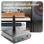 محول بلوتوث 5.2 مع مستقبل صوتي 3.5 مم AUX، كوكسيال، ألياف، APTX HD، D300
