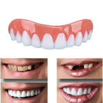 أداة تجميل لتغطية الأسنان الصناعية للابتسامة الفورية والراحة، غطاء أسنان مزيف مرن