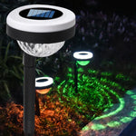 مصباح أرضي خارجي يعمل بالطاقة الشمسية بمصدر ضوء LED مزدوج، JG04801 ضوء ملون، JG04802 ضوء ملون، JG04803 لهب، JG04804 لهب