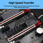 بطاقة توسعة نقل M2 M-EKY PCIE3.0 إلى SATA6G بستة منافذ، محول توسعة قرص صلب، 6 منافذ