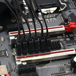 بطاقة توسعة نقل M2 M-EKY PCIE3.0 إلى SATA6G بستة منافذ، محول توسعة قرص صلب، 6 منافذ