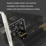 بطاقة توسيع PCIE بمنفذين SATA 3.0 بسرعة 6Gbps لتحويل هيكل كمبيوتر مكتبي