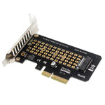 5 قطع بطاقة نقل NVME M.2 إلى PCIE3.0/4.0 بطاقة توسيع بسرعة كاملة X4، ارتفاع كامل، ارتفاع نصف