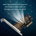5 قطع بطاقة نقل NVME M.2 إلى PCIE3.0/4.0 بطاقة توسيع بسرعة كاملة X4، ارتفاع كامل، ارتفاع نصف
