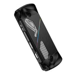 غطاء حماية سيليكون لجهاز ألعاب ASUS ROG Ally مع رش زيت، غطاء سيليكون أسود