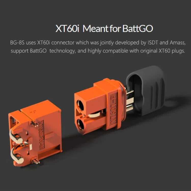 جهاز قياس عرض بطارية ليثيوم لطراز الطائرات ISDT 1-8S، ISDT BG-8S