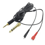 لكابل صوت لسماعات Sennheiser HD25 / HD560 / HD540 / HD480 / HD430 / HD250، ZS0093 الجانب الأيسر طويل والجانب الأيمن قصير، ZS0093 الجانبين متساويان