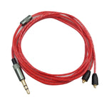 لكابل سماعة Shure MMCX / SE215 / SE425 / SE535 / SE846 / UE900 / Waston، ZS0073 أحمر، ZS0073 أزرق، ZS0073 أسود