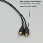 لكابل سماعة Shure MMCX / SE215 / SE425 / SE535 / SE846 / UE900 / Waston، ZS0073 أحمر، ZS0073 أزرق، ZS0073 أسود